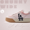 Giày MLB Korea Chunky Wide LA Dodgers Pink