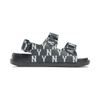 Sandals MLB Chunky Monogram New York Yankees Black