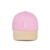 Nón MLB Basic Coloration Ball Cap Boston Red Sox Pink