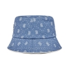 Nón MLB Denim Dia Monogram Bucket Hat Boston Red Sox L.Sky Blue