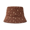 Nón MLB Korea Diamond Monogram Bucket Hat Boston Red Sox D.Brown