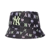 Nón MLB Monogram Summer Bucket Hat New York Yankees Black