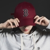 Nón MLB New Fit Structure Ball Cap Boston Red Sox Wine