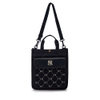 Túi MLB Korea Dia Monogram Jacquard Sub Bag New York Yankees Black