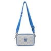 Túi MLB Korea Monogram Jacquard Mini Cross Bag New York Yankees Sky Blue