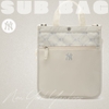 Túi MLB Korea Diamond Monogram Sub Bag New York Yankees Ivory