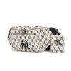 Túi MLB Monogram Hip Sack New York Yankees D.Cream