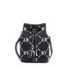 Túi MLB Dia Monogram Jacquard Mini Bucket Bag New York Yankees Black