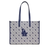 Túi MLB Diamond Monogram Jacquard Large Tote Bag LA Dodgers L.Navy