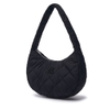 Túi MLB Korea Quilted Hobo Bag Medium New York Yankees Black