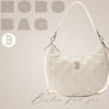 Túi MLB Korea Monogram Embo Hobo Bag Boston Red Sox D.Cream