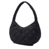 Túi MLB Korea Quilted Hobo Bag Large New York Yankees Black