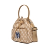 Túi MLB Monogram Bucket Bag New York Yankees D.Beige