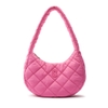 Túi MLB Korea Quilted Hobo Bag Medium Cleveland Guardians Pink