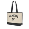 Túi MLB Korea Varsity Canvas Shopper Bag New York Yankees D.Cream