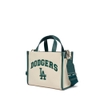 Túi MLB Varsity Basic Canvas Mini Tote Bag LA Dodgers Cream