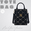 Túi MLB Korea [KIDS] Diamond Monogram Mini Tote Bag New York Yankees Black