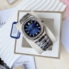 Đồng Hồ Nam Hanboro Nautilus Tự Động Viền Đá Blue Silver 40mm