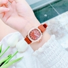 Đồng Hồ Nữ Madocy M81698 Dây Silicone Nâu Rose Gold 31mm