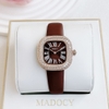 Đồng Hồ Nữ Madocy M81886 Dây Da Brown Rose Gold 31mm