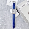 Đồng Hồ Nữ X-cer B0642 Dây Da Blue Silver 34mm