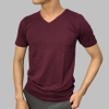 Áo thun nam Facio Shop tay ngắn cổ tim form ôm co giãn V02