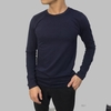 Áo thun nam Facio Shop cổ tròn tay dài thun poly W01