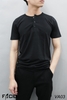 Áo thun nam Facio Shop tay ngắn cổ henley form ôm V03