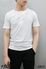 Áo thun nam Facio Shop tay ngắn cổ henley form ôm V03