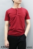 Áo thun nam Facio Shop tay ngắn cổ henley form ôm V03
