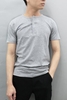 Áo thun nam Facio Shop tay ngắn cổ henley form ôm V03