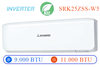 Điều hòa Mitsubishi SRK/SRC25ZSS-W5 - 2 chiều Inverter - 9.000 Btu