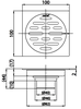 CT6404Z2P(HM) - Phễu thoát sàn COTTO