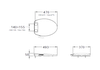 CVN92205 - Nắp bồn cầu COTTO rửa lạnh