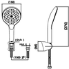 ZH023(HM) - Dây bát sen COTTO 3 chức năng