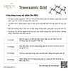 Công dụng của Tranexamic acid trong mỹ phẩm Công dụng của Tranexamic acid trong mỹ phẩm