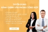 Tuyển dụng Nhân viên Hành chính văn phòng tổng hợp
