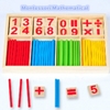 ￼Bộ que tính học toán bằng gỗ - bảng tính que học toán cho bé