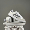 SZ40.7 adidas originals Team Court Shoes White/Grey FY537
