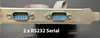 Card PCI-e to 2 cổng Com (RS232) Unitek Y-7504
