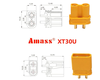 Bộ Jack cắm XT30U (đực+cái) - Không kèm vỏ bọc