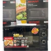 Lò vi sóng có nướng Sharp R-G251TV-BK - Dung tích 25 lít - Công suất 900-1000W - Hàng chính hãng bảo hành 12 tháng