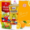 Kem đánh răng Kichi 60g vị cam, dâu ( trên 2y)