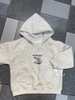 Áo hoody xám lót lông (90-130)