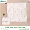 Khăn tắm nhăn Dokma 6 lớp cao cấp