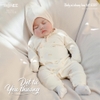 Body nỉ nhung mềm  Honee ( 0-6m)