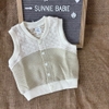 Áo gile  trần bông cài giữa HOnee (6-12m)
