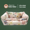 Đệm Sofa Cho Bọ Ú, Thỏ, Chó, Mèo, Thú Nhỏ Đệm Vải Thoáng Mát Phù Hợp 4 Mùa