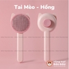 Lược Chải Lông Cho Thỏ, Bọ Ú, Chinchilla, Chó, Mèo Có Nút Bấm Đẩy Lông