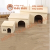 Nhà Gỗ Cho Bọ Ú Chuột Lang Làm Từ Gỗ Thông Tự Nhiên